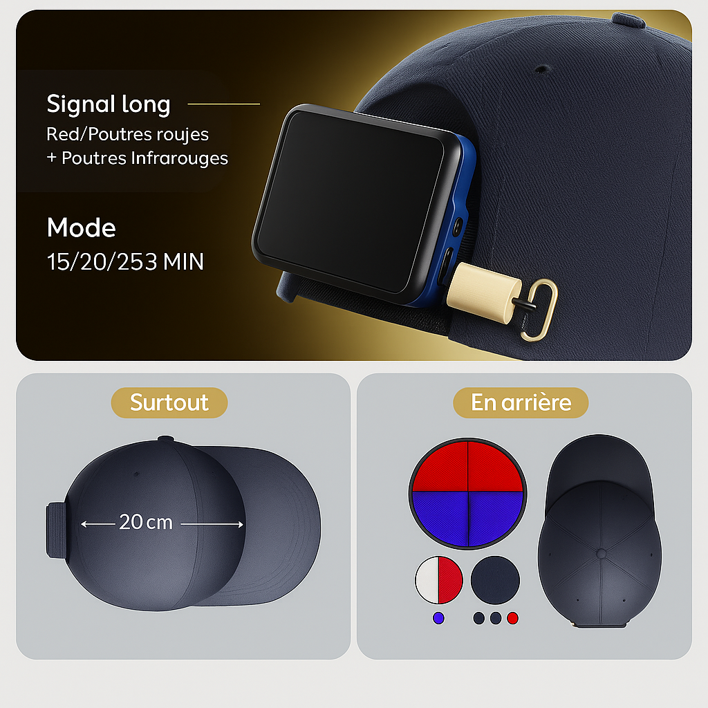 Casquette LED
